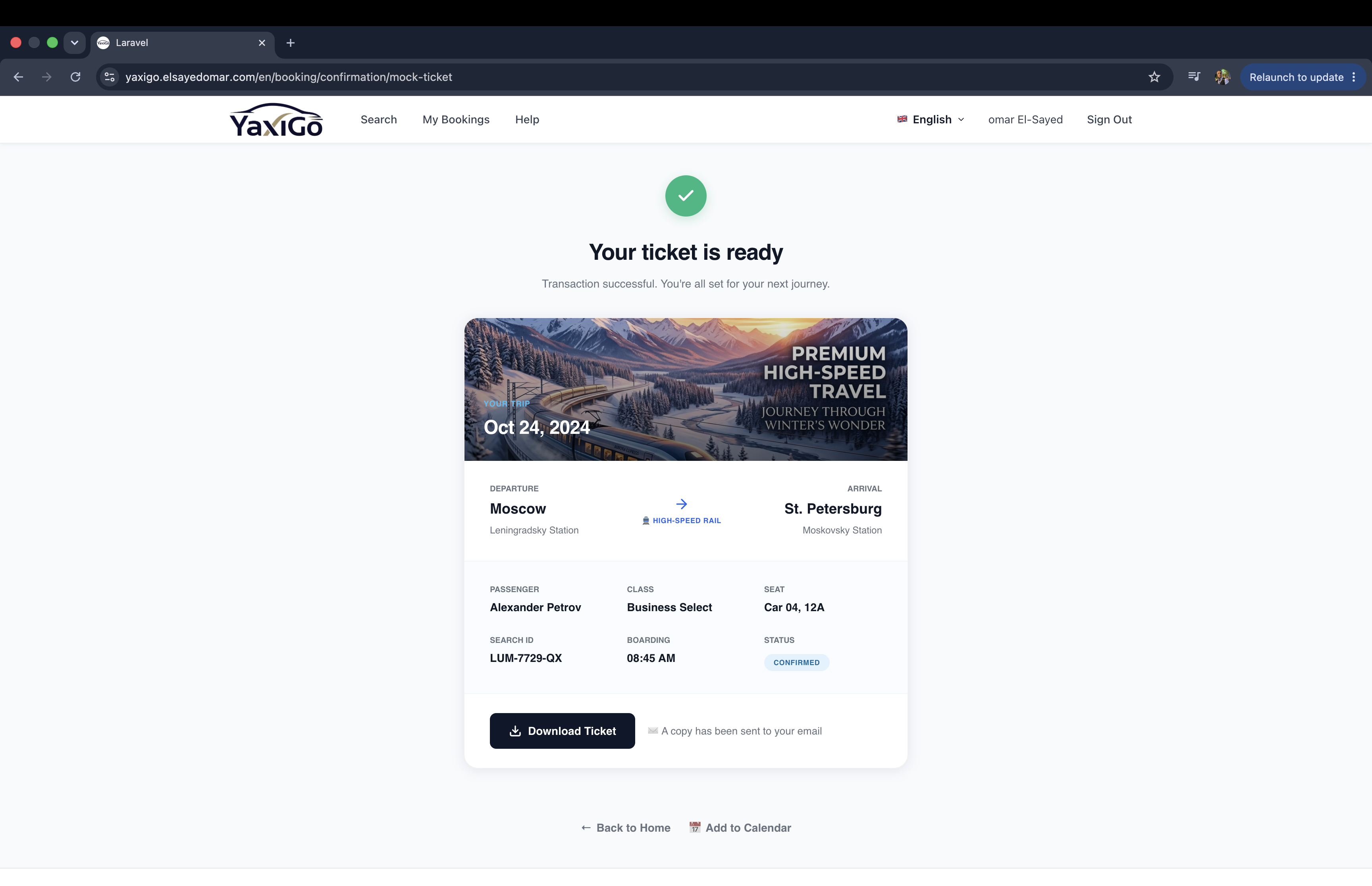 YaxiGo – International Travel Booking Platform